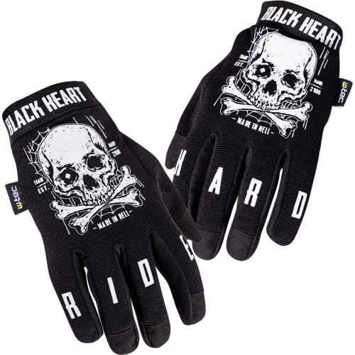 Мотоциклетные перчатки W-TEC Web Skull - Black