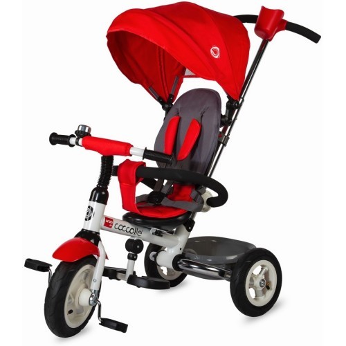 Coccolle Urbio Air trīsriteņu bērnu ratiņi bērniem - Red