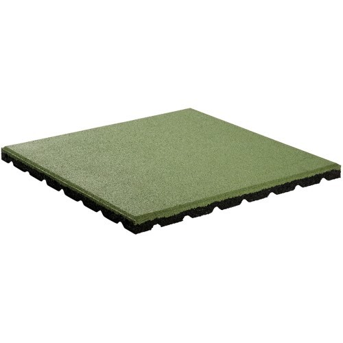 Multifunctional Rubber Tile Base Antishock - Green