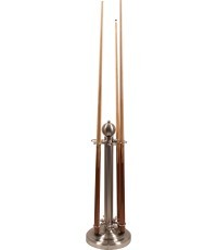 Brushed Steel Cue Stand for 6 Cues