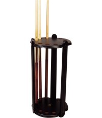 Black De Luxe Cue Stand for 9 Cues