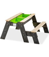Universalus žaidimų stalas su suoliuku EXIT Aksent Sand, Water & Picnic L