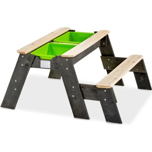 Daudzfunkcionāls spēļu galds ar soliņu EXIT Aksent Smilšu, ūdens un piknika galds L