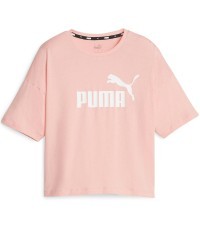 Puma Palaidinė Moterims Ess Cropped Logo Pink 586866 67