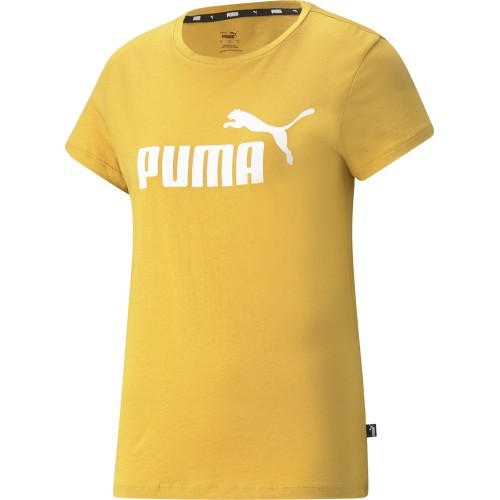 Puma Palaidinė Moterims Ess Logo Tee Yellow