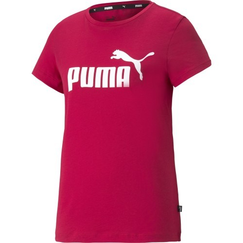 Puma Palaidinė Moterims Ess Logo Tee Bordeaux