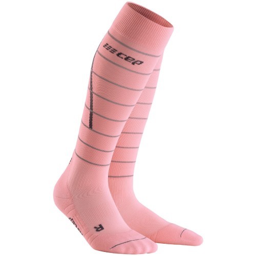Женские компрессионные носки CEP Reflective - Pink