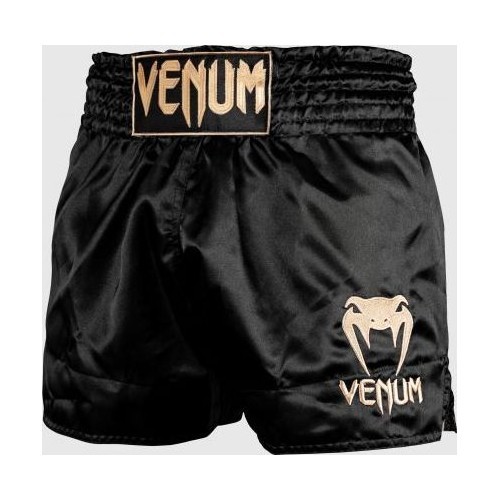 Muay Thai šorti Venum Classic - melni/zelti