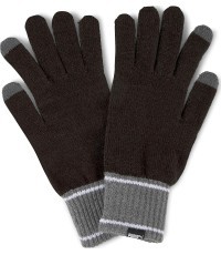 Puma Pirštinės Knit Gloves Black Grey 041772 01