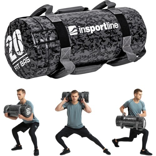 Мешок для упражнений с ручками inSPORTline Fitbag Camu 20 кг