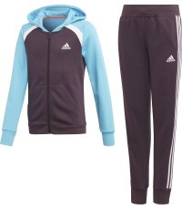 Adidas Sportinis Kostiumas Mergaitėms G Hood Cot Ts1 Purple Blue