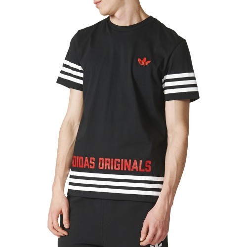 Adidas Originals Marškinėliai STREET GRP TEE Black