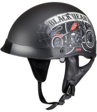Motociklininko šalmas W-TEC Black Heart Rednut - Motorcycle/Matt Black