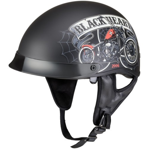 W-TEC Black Heart Rednut motociklu ķivere - Motorcycle/Matt Black