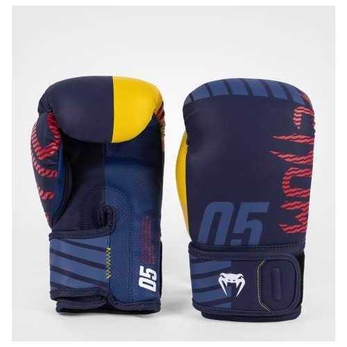 Боксерские перчатки Venum Sport 05 - синий/желтый