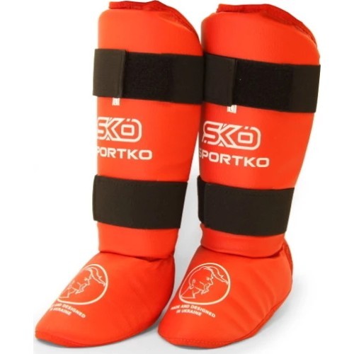 Защита ног/голеностопа SportKO 331 - Red