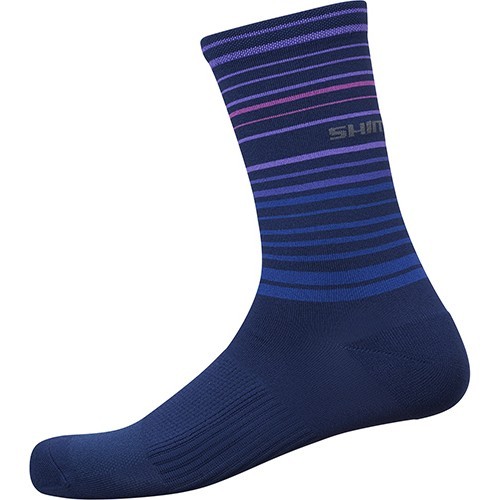 Высокие носки Shimano, S-M (36-40), темно-синий/фиолетовый