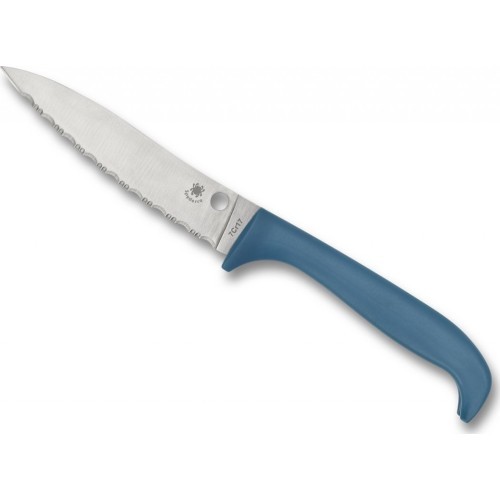 Нож Spyderco K20SBL Counter Puppy, синий, серрейторное лезвие