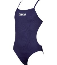 Vientisas maudymosi kostiumėlis mergaitėms Arena G Solid Jr LighTech, mėlynas - 75