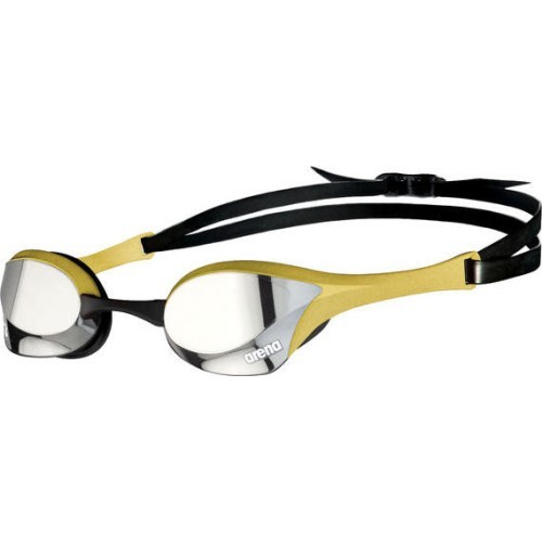 Arena Cobra Ultra Swipe Mirror peldbrilles, sudraba un zelta krāsā