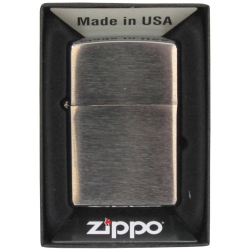 Windproof Lighter Zippo - Chrome Brushed, Unfilled