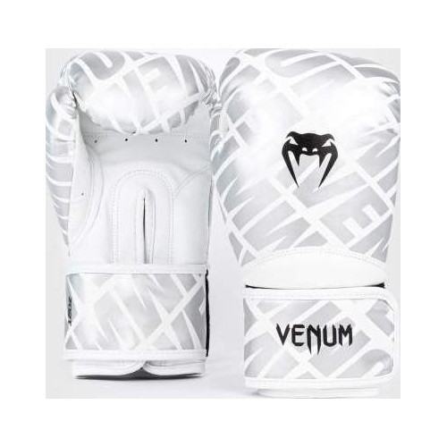 Venum Contender 1.5 XT boksa cimdi balti/sudraba krāsā
