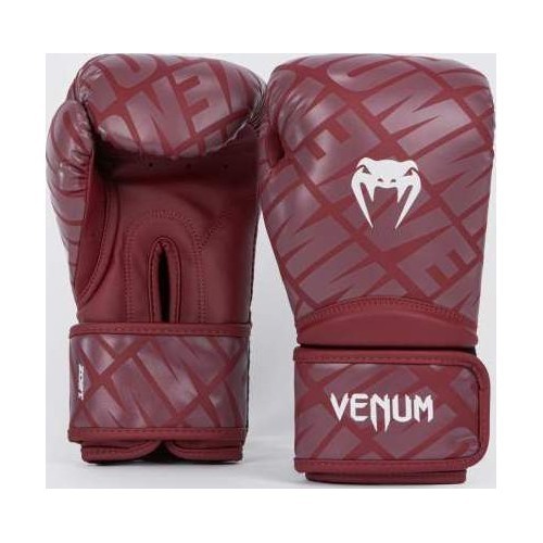 Боксерские перчатки Venum Contender 1.5 XT бордовые/белые