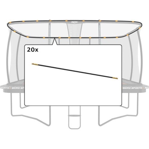 Ultim Drošības tīkls DLX XL - komplekts telts caurulēm 5x5