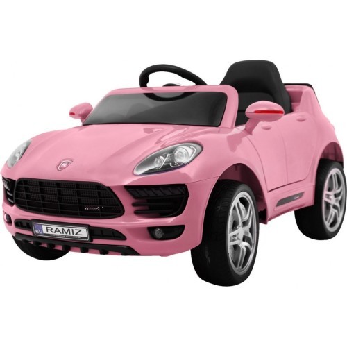 Transportlīdzekļa Turbo-S rozā krāsā