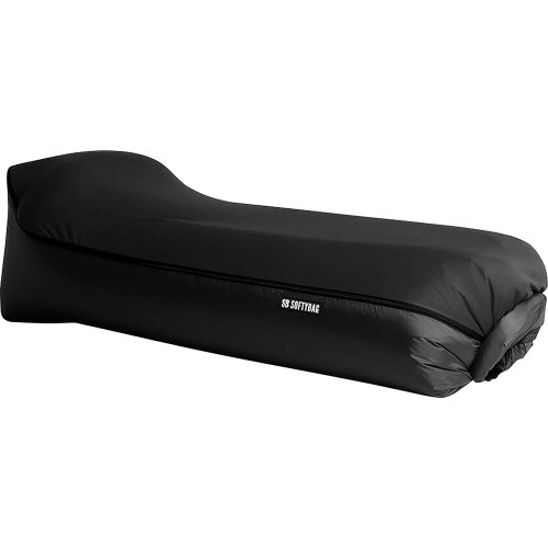 Softybag gaisa guļamkrēsls ar pārvalku melns