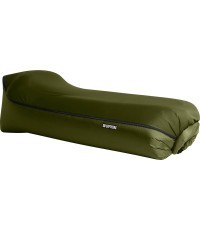 Надувной шезлонг Softybag с чехлом зеленый