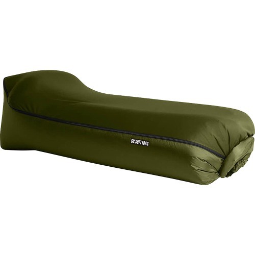 Softybag gaisa guļamkrēsls ar pārvalku zaļš