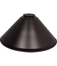 Vaļējs melns lampas abažūrs 37cm