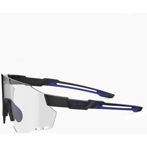 Magicshine WINDBREAKER aizsargbrilles, fotohromiskās (baltas/zilas)
