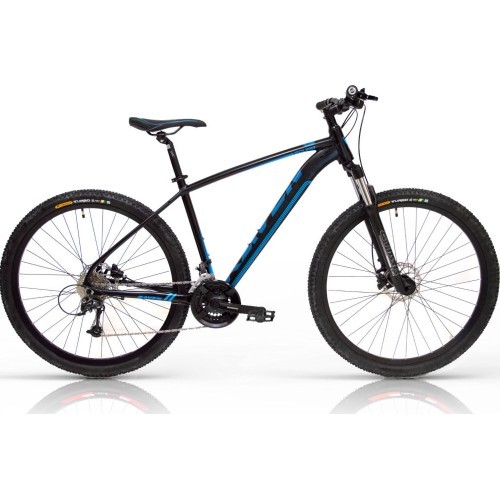 Велосипед Raven Squad 29", размер 19" (49см), черный/синий, 2022 год