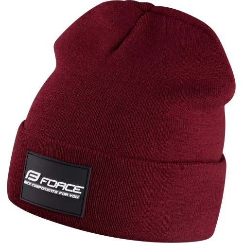 Зимняя шапка FORCE Brand (красная)
