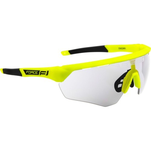 Велосипедные очки Force Enigma, фотохромные, флуоресцентные, матовые
