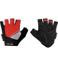 Гелевые перчатки FORCE Darts (серый/красный) XL