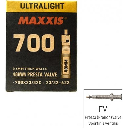 MAXXIS kamera 700x23/32 FV, 48 mm
