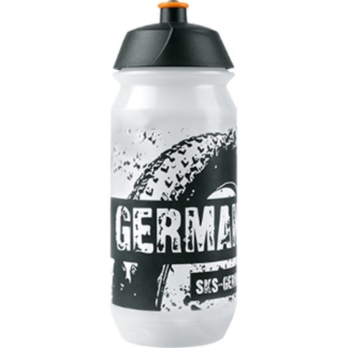 Dzeramā pudele SKS Germany Team German, 0,5 l, melna/balta