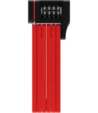 Velosipēda slēdzene ABUS Ugrip Bordo 5700C/80, salokāma, ar kodu, sarkana