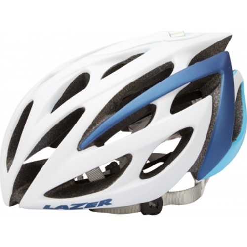 Велосипедный шлем Lazer Monroe, 52-56 см, белый/синий