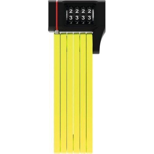 Velosipēda slēdzene ABUS Ugrip Bordo 5700C/80, salokāma, ar kodu, dzeltena