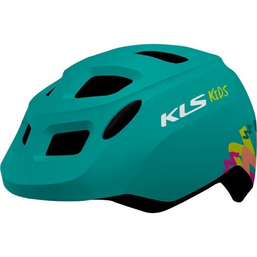 Шлем KLS Zigzag 022, XS/S 45- 49 см, (бирюзовый)