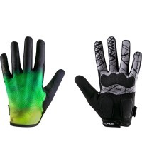 Летние перчатки FORCE MTB CORE (флуоресцентные/зеленые) S