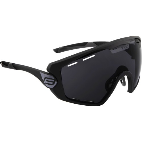 FORCE Ombro Plus aizsargbrilles, melnas lēcas, melnas krāsas