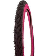 Велосипедная шина Dsi, 18x1.75 (47-355) SRI-101, розовая
