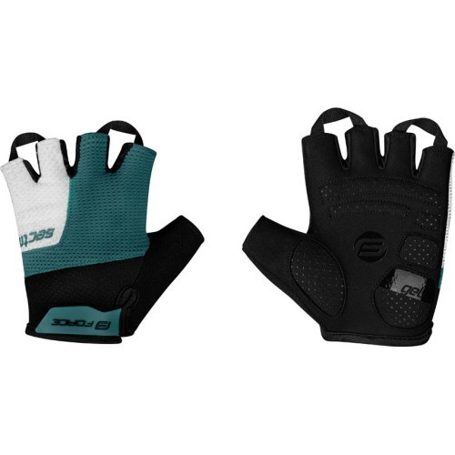 Гелевые перчатки FORCE Sector Gel Gloves, XXL (черный/синий)