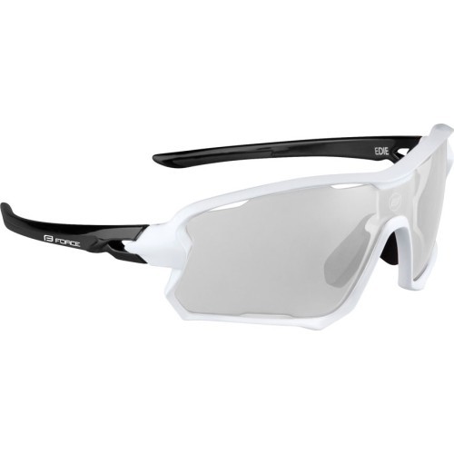 Force Edie velosipēdu brilles, fotohromiskās lēcas, melnā un baltā krāsā