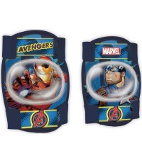 Наколенники и локтевые защитные щитки для детей Мстители
